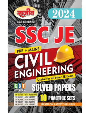 SSC-JE Civil Engineering Pre+Mains Solved Papers & Practice Sets (English Medium)